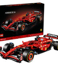 Ferrari SF-24 F1 Car Model Kit For Adults Ages 18 And Up With Realistic Suspension featured with box and assembled model