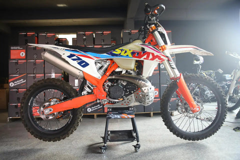 Detachable Dirt Bike Stand With Wheels And Tool Tray, Heavy Duty Maintenance Stand For Dirt Bikes And Pit Bikes