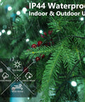 300 LED Color Changing Christmas Lights 98ft Outdoor String Lights With Remote And Timer 17 Colors Including Dual Color Modes