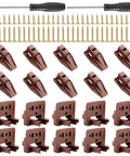 Twenty Pack Of Sturdy Plastic Drawer Slide Tracks And Center Mount Glides Replacement Kit With No Fuss Install Hardware for easy drawer fixes.