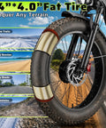 Huge 9000W Peak Dual Motor Electric Bike For Adults With Insane Speed Up To 47 Mph And Heavy Duty Build For Climbing Steep Slopes Like A Pro. 24x4.0 fat tire front wheel