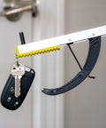 32-inch DMI reacher grabber tool with curved blue handle and magnetic claw