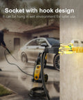 Heavy Duty Outdoor Extension Cord 50 Ft 12/3 Gauge SJTW With Lighted End Waterproof Yard Ready in use with car wash