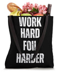 Work Hard Foil Harder Wing Foil Tote Bag For Wing Surfing Fans And Wingboarding Coaches Durable 16 By 16 Inch Carry Tote