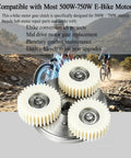 Beefed Up E Bike Motor Gear Clutch Kit With 36T Nylon Planetary Gear Set And 88mm Clutch for Bafang Hub Motors 500W 750W