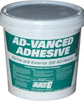 Large pail of AAT-390 4G Carpet Adhesive 4 Gallon, heavy duty, water resistant, for home and commercial carpet installations.