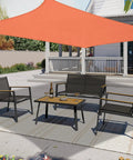 8x10 Ft Waterproof Sun Shade Sail Rectangle Canopy For Patio Pergola Backyard Keeps Outdoor Space Cool With UV Blocking Shade Cover