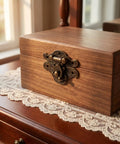 10 Pcs Antique Jewelry Box Latch Clasps Coffee Zinc Alloy With Screws For DIY Craft Repair And Decorative Touch Retro Wooden Box Buckle