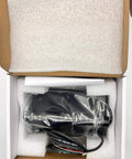 Box containing Electrified Steel Hinge Four Wire Electric Hinge Four And A Half Inches By Four And A Half Inches US26D Finish Square Corner