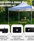 Six Pack Canopy Truss End And Cross Bar Connectors For Ten By Ten Pop Up Canopy Awning Replacement Kit under canopy