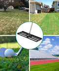 Beast Heavy Duty Lawn Leveling Rake With 30 Inch By 10 Inch Head And 78 Inch Adjustable Stainless Steel Handle, Pro Grade Tool use