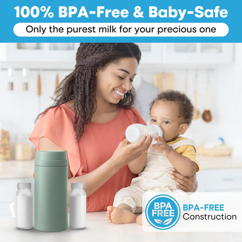 Portable Breast Milk Cooler Keeps Pumped Milk Chilled For Thirty Hours Straight Up No Fridge Required BPA Free insulated tote with baby.