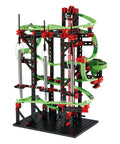 Dope Marble Run Track Set With Action Sound Tubes Melodic Chimes And Spinning Funnel For Creative Engineering Play Easy To Build For Kids And Builders Will Love It, marble run on black base