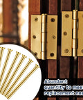 6 Pack Door Hinge Pins 3.5 Inch Legit Oil Rubbed Bronze And Gold Heavy Duty Stainless Steel for door hinge replacement