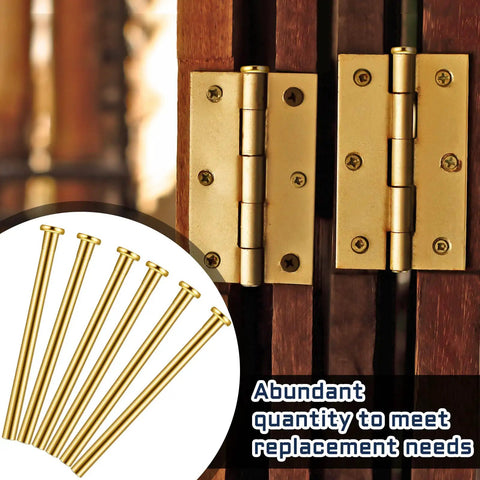 6 Pack Door Hinge Pins 3.5 Inch Legit Oil Rubbed Bronze And Gold Heavy Duty Stainless Steel for door hinge replacement