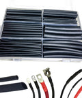 180 Piece Heat Shrink Tubing Kit With Adhesive Three To One Ratio Waterproof Wire Wrap Tubing In Seven Sizes