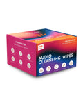 Audio cleansing wipes for hearing aids, 100-pack, alcohol-free, by Amazon