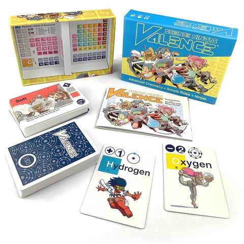 Periodic Table Card Game For Kids 8 To 12 That Totally Makes Chemistry Fun And Easy STEM Hands On Learning Toy with cards and box