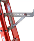 Two Pack Short Body Ladder Jacks For Construction And Home Use 250 Lb Capacity Each Holds 12 And 14 Inch Planks Extends To Two Rungs