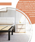 Foldable Twin Bunkie Board And Low Profile Box Spring Keep Your Mattress Firm With This Rock Solid Support Frame on metal bed frame.