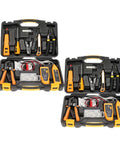 Badass 15-In-1 Network Tool Kit 2 Pack featuring crimper, tester, wire stripper in durable carry cases for Ethernet cables.