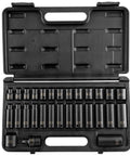 3/8 Inch Drive Metric Master Impact Socket Set 29 Pieces Heavy Duty CR-MO Steel With Blow Molded Case Includes 14 Standard And 14 Deep Sockets