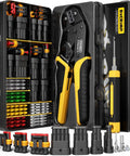 Waterproof Automotive Electrical Connectors Crimping Tool Kit Heavy Duty With 1 2 3 4 Pin Plugs And Sockets, with box and components
