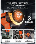 Professional Grade Badass 1/2 Inch Drive Air Impact Wrench with 3 speeds shown for various applications.