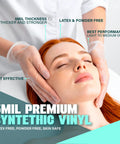 Clear Vinyl Exam Gloves Case Of 1000 Powder Free Latex Free Disposable Medical And Food Safe Hand Protection With Beaded Cuffs Delivering Hella Comfort And Straight Up Reliability For Your Daily Grind used during facial treatment.