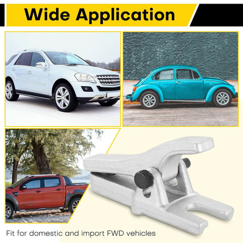 Heavy Duty Ball Joint Separator Tool for cars trucks ATVs with adjustable opening built tough durable steel wide application
