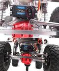 Beefy 25T Aluminum Servo Horn installed on RC car with heavy duty 6061 alloy, universal 25 tooth spline, Traxxas compatible
