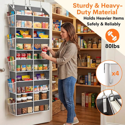 Hella Game Changing 5 Tier Over Door Organizer With 10 Deep Compartments Wide Closet Hanging Storage Rack Slick For Snagging Sneakers Diapers And Wardrobe Essentials