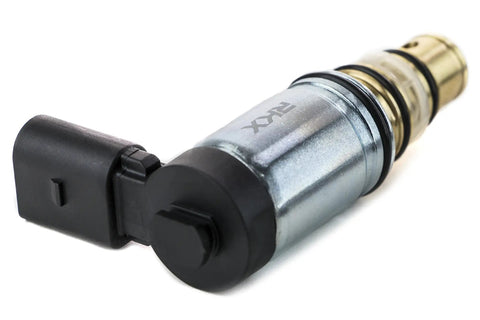 Close-up of AC Compressor Control Solenoid Valve For Audi And Volkswagen Sanden PXE16 PXE14 MK5 MK6 B8 TDI Replacement