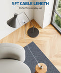 Plug In Lamp Dimmer Switch For Dimmable LED CFL And Incandescent Bulbs No Fuss Full Range Stepless Dimming With 5ft cord