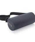 The Original McKenzie Lumbar Roll Standard Density Low Back Support Pillow with strap, 11 inch length, ergonomic design.