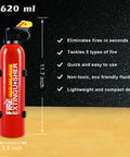 8 Pack Fire Extinguisher Spray Stop Fires Dead Class A B C K Compact Portable Rescue For Cars Trucks RV Boats Campers Marinas And Homes With Wall Mount For Kitchen Garage Ultimate Grit Shield, 620 ml fire extinguisher, 11.7 x 3.3 inches.