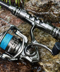 Ultra Smooth Spinning Reel With 12 Plus 1 Bearings, 5 To 1 Gear Ratio, CNC Aluminum Spool, Lightweight Yet Beastly Powerful