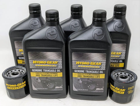 5-Quart Transaxle Change Kit With Two 52114 Oil Filters For Hydro Gear 72751, Compatible With 72750 Kit, Easy Maintenance Kit