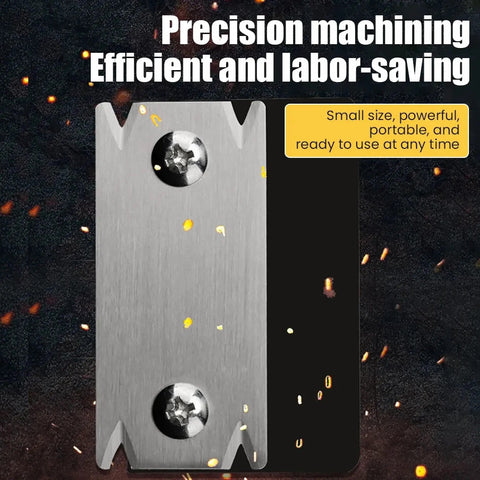Mini Edge Banding Trimmer With 5pc Replaceable Blades for woodworking, chamfers, deburring, and precision use.