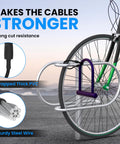 Heavy Duty Loop End Cable Wire Rope 5mm Stainless Steel Braided With PVC Coated Finish 12 Inch Length For Outdoor Use Tough As Nails