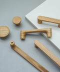 6 Pack White Oak Wood Drawer Pulls Rustic Cabinet Handles For Dresser And Kitchen Furniture Hardware 3 Inch Center To Center