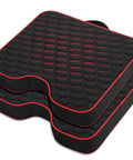 Stack of Extra Thick 2.5 Inch Stadium Seat Cushions With Massage Dots, Portable Bleacher Cushions For Game Day Sports Events, 2 Pack