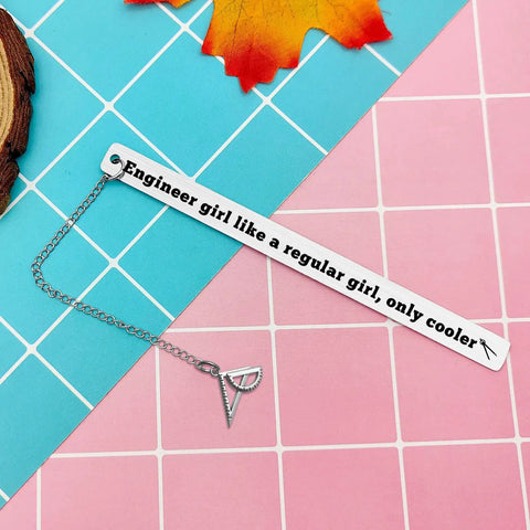 Gearhead Bookmark Gift For Women Who Are Architects Or Mechanical Engineers, A Fun, Practical Gift For Graduation, Engineering Students Or Retirement