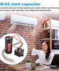 Hard Start Kit For Air Conditioner Compressor Saver Replacement HVAC Hard Start Capacitor For 1/2 To 5 Ton Systems