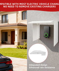 Badass EV Charger Cover Built To Handle Anything Shields Your Electric Vehicle Station From Intense Sun And Hail Universal Wall Mount Fit, 15.7x11.8x15.35 in.