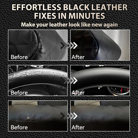 Leather Repair Kit For Cars And Home Furniture, Fast Drying Liquid Compound To Fix Scratches Tears And Burns On Car Seats Steering Wheel