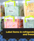 Legit Wall Safe Tape With Smooth Hold Go To Removable Rolls For Hanging Frames And Wall Decor Easy Peasy Peel And Stick Zero Damage Promise Two Mega Refills Inside used to label food storage bins.