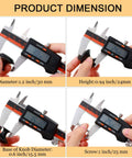 Digital caliper measuring dimensions of 36 Piece Round Cabinet Knob Set With Screws For Kitchen Cabinets Drawers And Bedroom Furniture 1.2 Inch Diameter Hardware Knobs Easy Install Durable Finish No Fuss Update