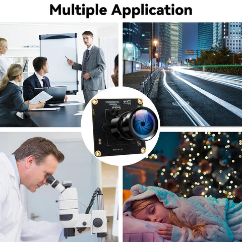 Starvis USB Camera Module 0.001Lux Ultra Low Light H264 HDR 1080P Security Webcam Module With 110 Degree Wide Angle Lens Plug And Play