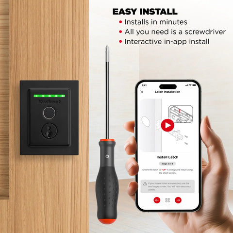 Make Your Entry Slick With This Fingerprint Deadbolt Featuring Built In Wifi Smart Notifications Proximity Auto Unlock Iron Black Finish And Keyless Entry For Zero Hassle Security